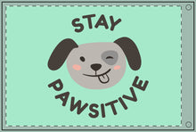 Load image into Gallery viewer, Stay Pawsitive Double-Sided Flag - Cute Dog Theme for Pet Lovers