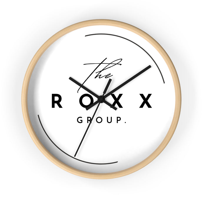 The Roxx Group Modern Minimalist Wall Clock