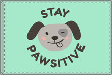 Load image into Gallery viewer, Stay Pawsitive Double-Sided Flag - Cute Dog Theme for Pet Lovers