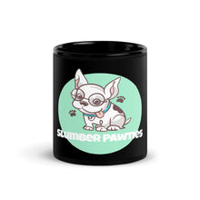 Load image into Gallery viewer, Slumber Pawties Black Glossy Mug