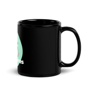 Slumber Pawties Black Glossy Mug