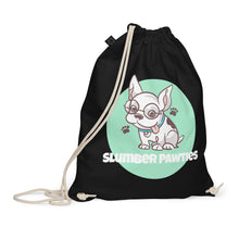 Load image into Gallery viewer, Slumber Pawties Organic CottonDrawstring Bag - Eco-friendly