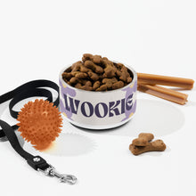 Load image into Gallery viewer, Purple Flowers Wookie Pet Bowl