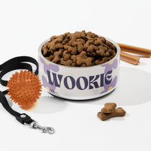 Load image into Gallery viewer, Purple Flowers Wookie Pet Bowl