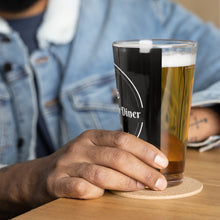 Load image into Gallery viewer, Lakemoor Diner Black Shaker Pint Glass