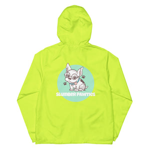 Slumber Pawties Unisex Lightweight Zip Up Windbreaker