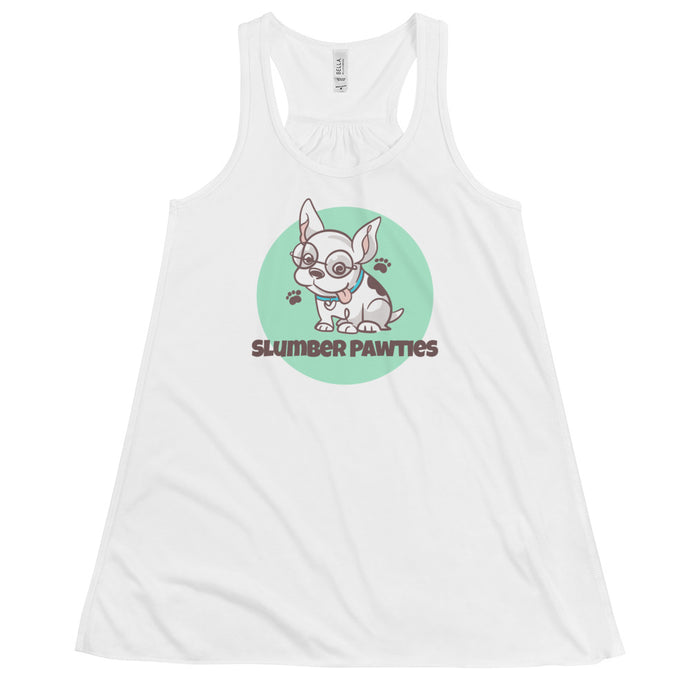 Slumber Pawties Women's Flowy Racerback Tank