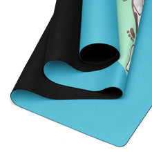 Load image into Gallery viewer, Slumber Pawties Teal Yoga Mat