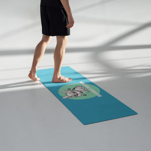 Slumber Pawties Teal Yoga Mat