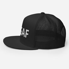 Load image into Gallery viewer, IDGAF Retro Trucker Hat [white embroidery]