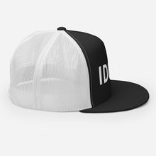 Load image into Gallery viewer, IDGAF Retro Trucker Hat [white embroidery]