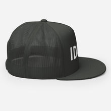 Load image into Gallery viewer, IDGAF Retro Trucker Hat [white embroidery]