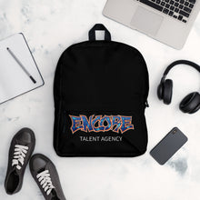Load image into Gallery viewer, ENCORE Talent Agency Black Backpack