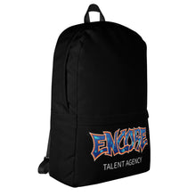 Load image into Gallery viewer, ENCORE Talent Agency Black Backpack