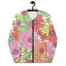 Load image into Gallery viewer, Floral Art Unisex Bomber Jacket