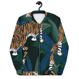 Jungle Tiger Unisex Bomber Jacket