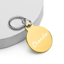 Load image into Gallery viewer, Chandler Engraved Key Chain/Pet ID Tag