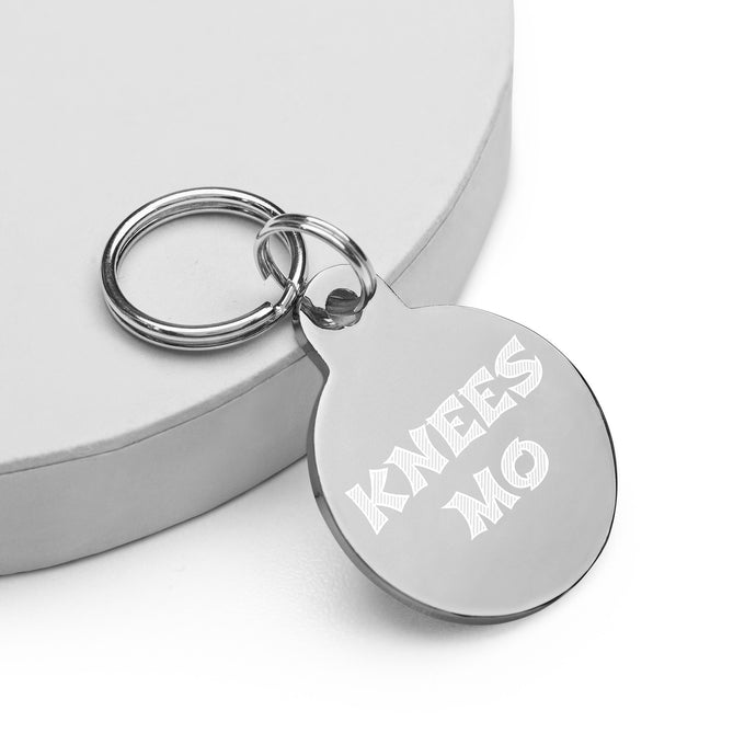Knees Mo Engraved Key Chain/Pet ID Tag