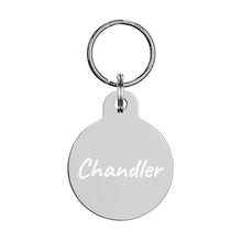 Load image into Gallery viewer, Chandler Engraved Key Chain/Pet ID Tag