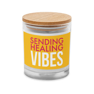 Sending Healing Vibes Glass jar Candle