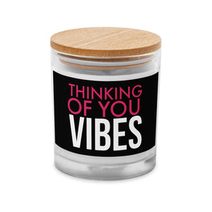 Thinking Of You Vibes Glass Candle