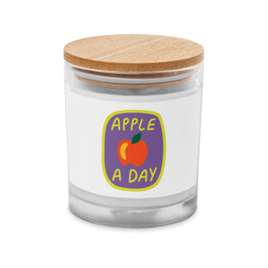 An Apple A Day Glass Candle