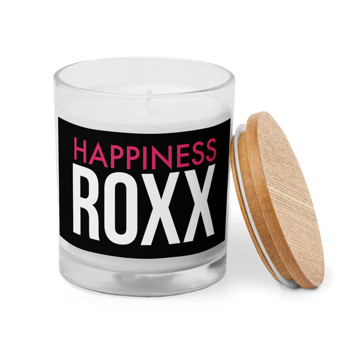 Happiness Roxx Glass Candle