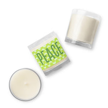 Load image into Gallery viewer, Peace Glass Jar Soy Sax Candle