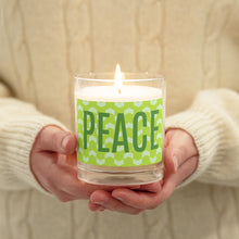 Load image into Gallery viewer, Peace Glass Jar Soy Sax Candle