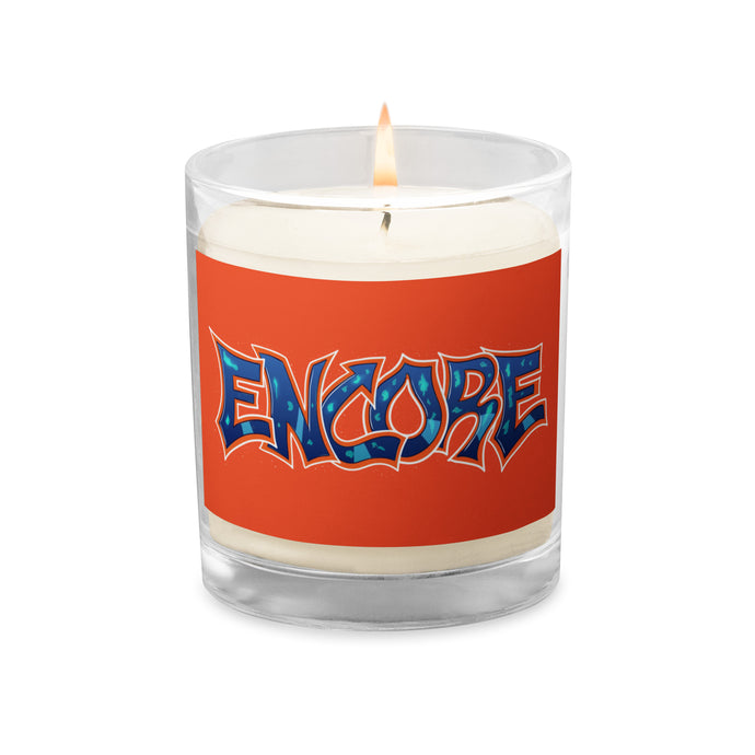 Encore Orange Glass Jar Soy Wax Candle