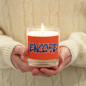 Encore Orange Glass Jar Soy Wax Candle