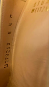 Beige Designer High Heel Shoes Size 6