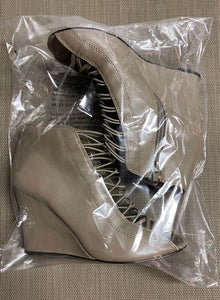 Designer Bootie Wedge Heels Size 6