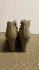 Designer Bootie Wedge Heels Size 6