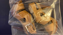 Load image into Gallery viewer, Designer Camel Colored High Heel Shoes Size 6