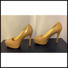 Load image into Gallery viewer, Beige Designer High Heel Shoes Size 6