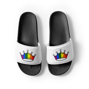 Rainbow Crown Men’s Slides