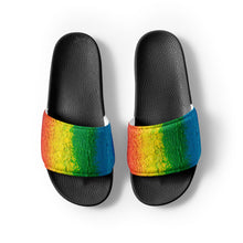 Load image into Gallery viewer, Rainbow Men’s Slides