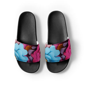 Deep Floral Men’s Slides