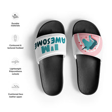 Load image into Gallery viewer, I’m Awesome Unicorn Men’s Slides