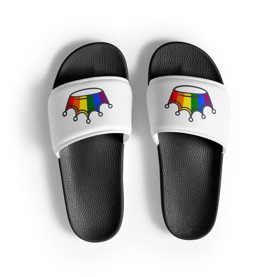 Rainbow Crown Men’s Slides