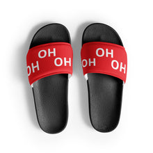 Load image into Gallery viewer, HO HO HO Red Men’s Slides