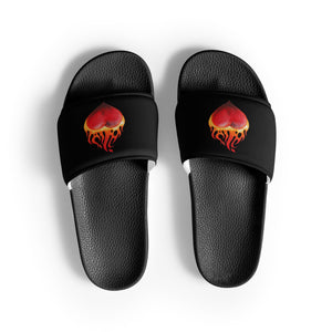 Flaming Heart Men’s Slides