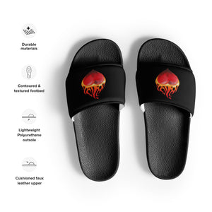 Flaming Heart Men’s Slides