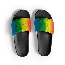 Load image into Gallery viewer, Rainbow Men’s Slides