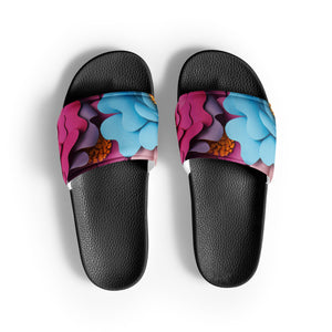 Deep Floral Men’s Slides