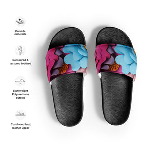 Deep Floral Men’s Slides