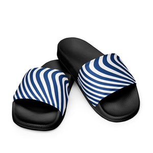 Navy Waves Men’s Slides