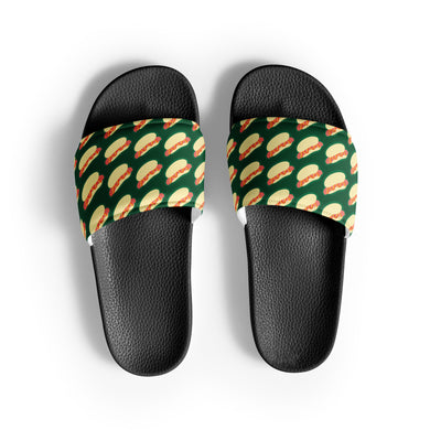 Hot Dogs Dark Green Men’s Slides