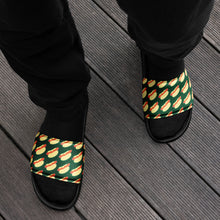 Load image into Gallery viewer, Hot Dogs Dark Green Men’s Slides